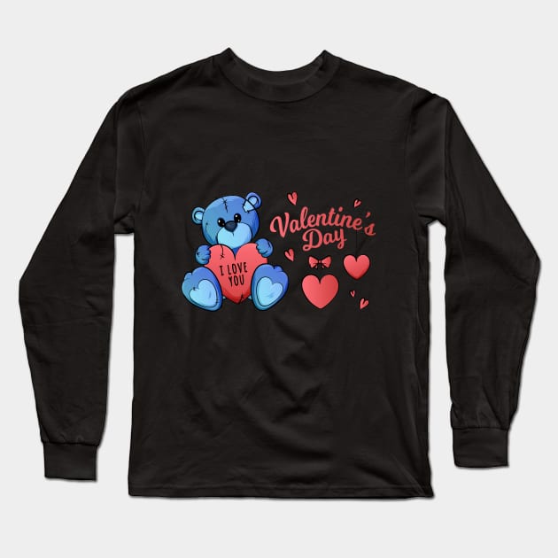 valentins`s day i love you Long Sleeve T-Shirt by MohamedKhaled1